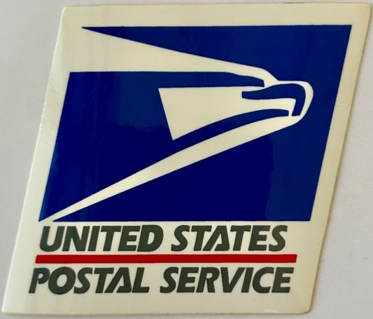 UNITED STATES POSTAL SERVICE STICKER - PEEL & STICK.